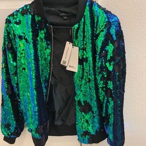 Sequin jacket